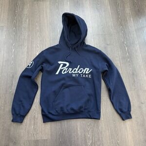 Barstool Sports Sweatshirt Mens S Hoodie Pardon My Take‎ Logo Athleisure Sporty